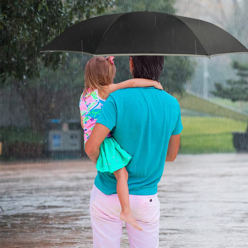 Dlin Inverted Reverse Windproof Umbrella,Upside Down Umbrella with C-Shaped Handle,Anti-UV Windproof Rain Double Layer Stick Umbrella for Women and Men. Grey