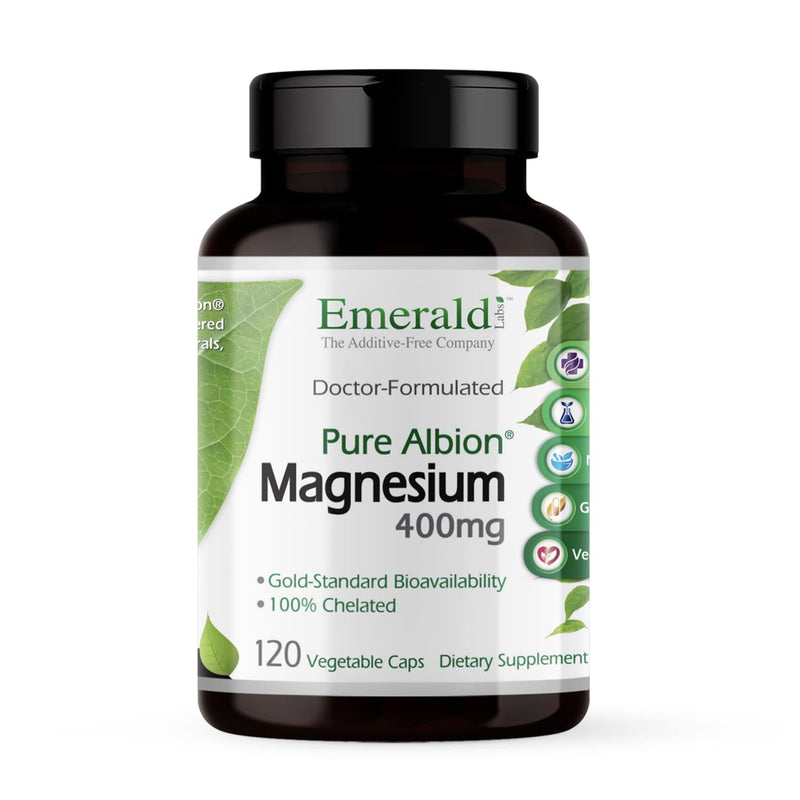 EMERALD LABS Vitamin D3+K2 (60 Caps) & Magnesium (120 Caps) - Bone Health, Heart Support & Sleep Support with Vitamin D, VitalDelta MK-7 & Pure Albion Magnesium - Gluten-Free
