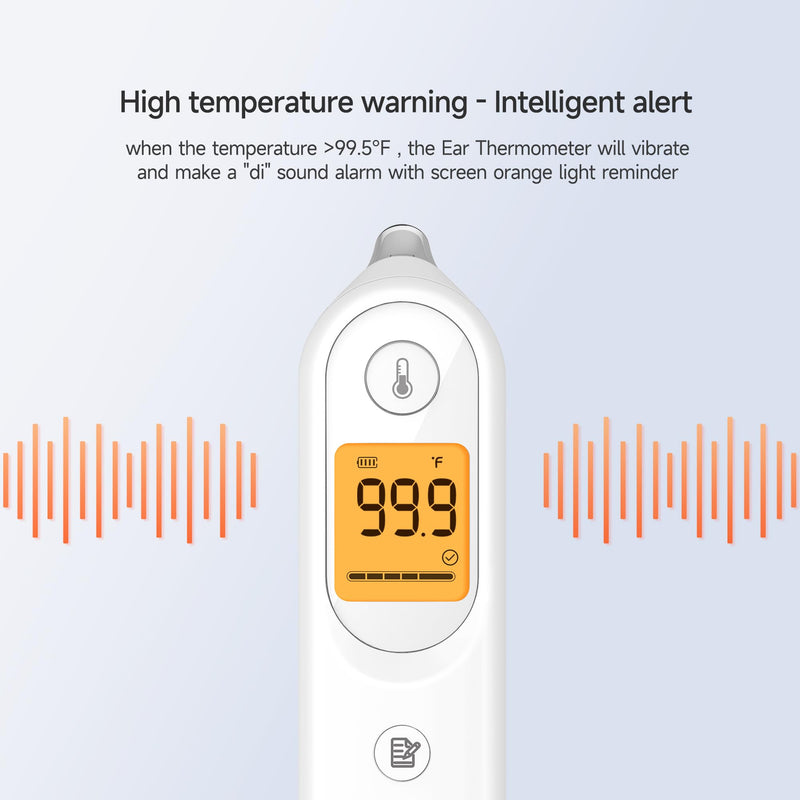 [Australia] - yuwell Thermometer, Digital Ear Thermometer for Adults, Babies, Toddlers and Kids – Fast, Gentle, and Accurate… YHT101 