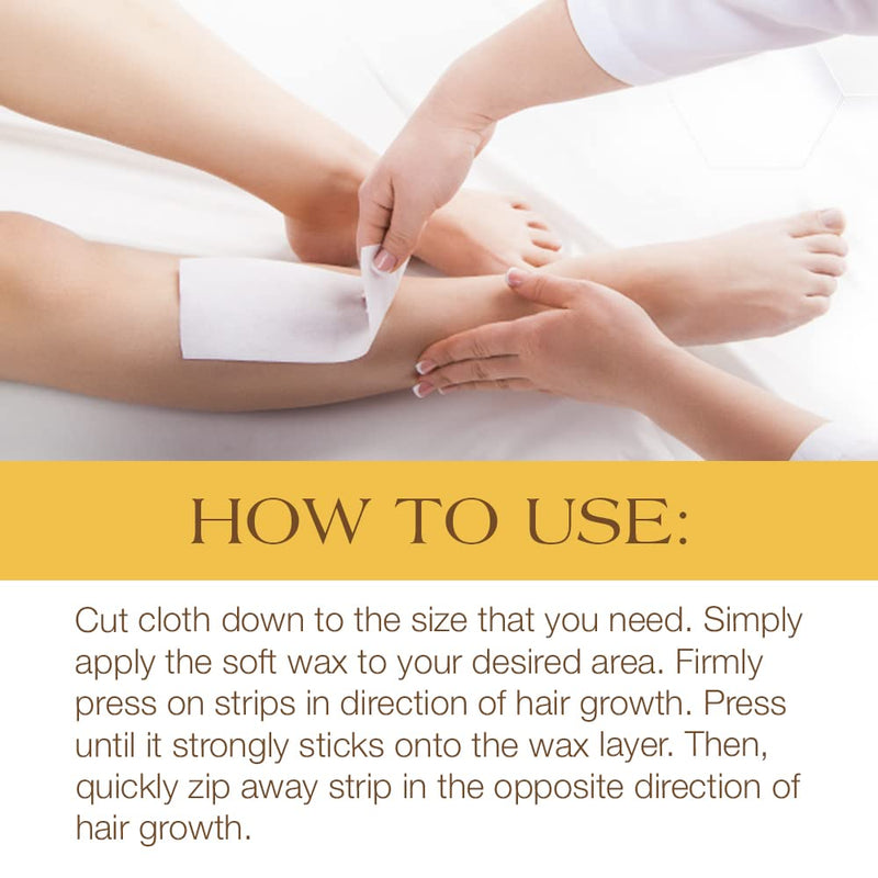 [Australia] - GiGi Bleached Muslin Epilating Roll for Soft Wax – Professional Hair Removal Waxing Strip Roll, 40 Yards 1 Count (Pack of 1) Bleached Muslin Roll, 3.5 in x 40 Yards 