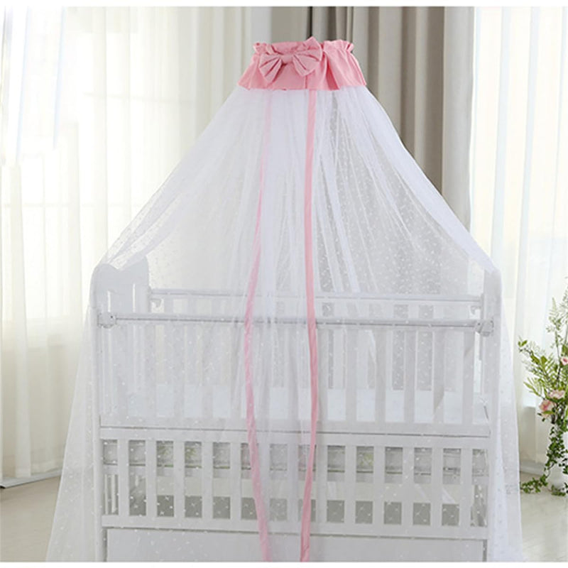 [Australia] - CdyBox Breathable Crib Netting Bed Curtains Canopy for Kids Mosquito Net Bedroom Decor (Pink, Mosquito net) Pink 