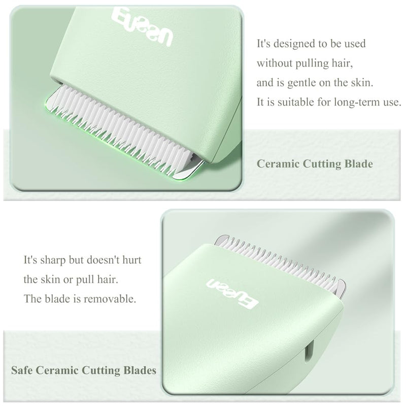 [Australia] - Baby Hair Clippers, Quiet Professional Hair Clippers for Kids, Hair Cutting Kits with LCD Display, Safe Ceramic Blades, Waterproof Rechargeable Trimmer for Autism Children and Infants 
