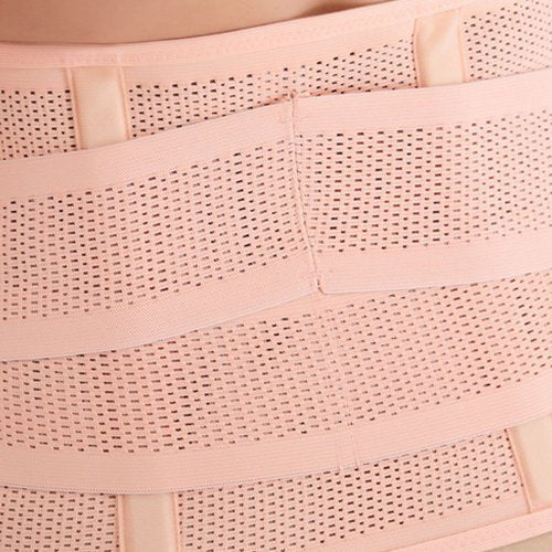 Postpartum Belly band Postpartum Recovery Surgery Support Belly Wrap for C-Section Hernia and Tummy Tuck Abdominal Compression Binder Beige Medium : 35"Length*9"Width