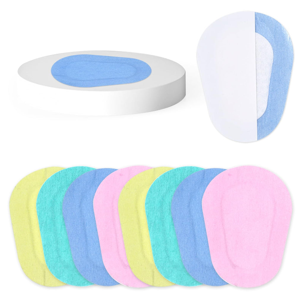 Colorful Adhesive Eye Patches Pads 2 Boxes/40 Pcs Bandages Breathable Lazy Eye Patch 4 Styles Eye Patches for Kids and Adults