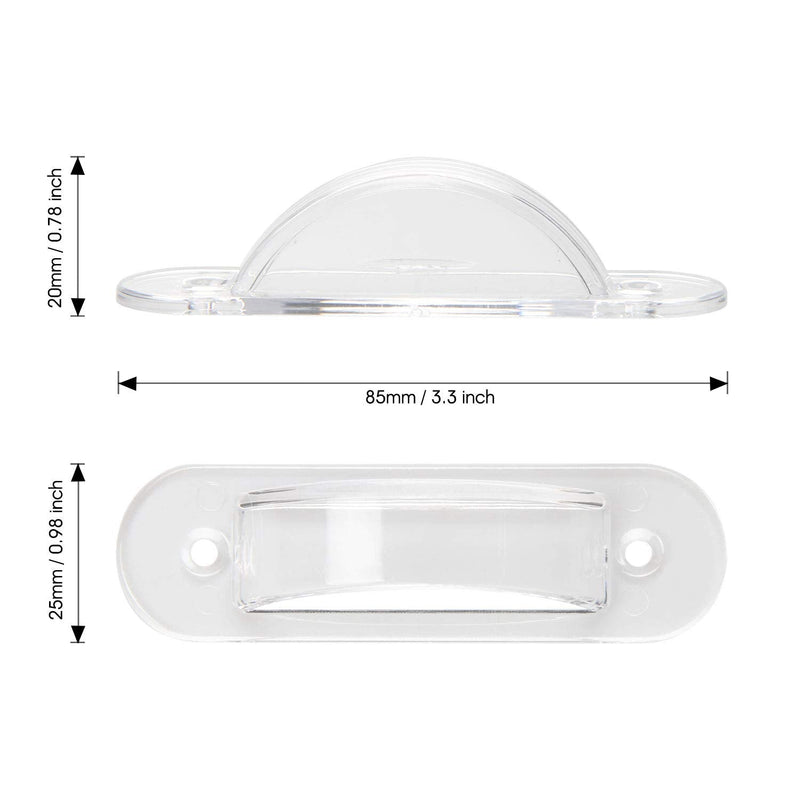 [Australia] - Wall Switch Guards Plate Covers Child Safety Security Home Decor (2 Pack), Clear - Keeps Light Switch ON Or Off Prevent Accidental Device Turn On or Off… 2 Piece 