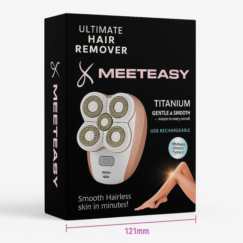 [Australia] - Electric Leg Shaver for Women - Rechargeable Painless Lady Razor for Leg Face Lips Body Underarms Armpit - Female Cordless Bikini Trimmer Gold 