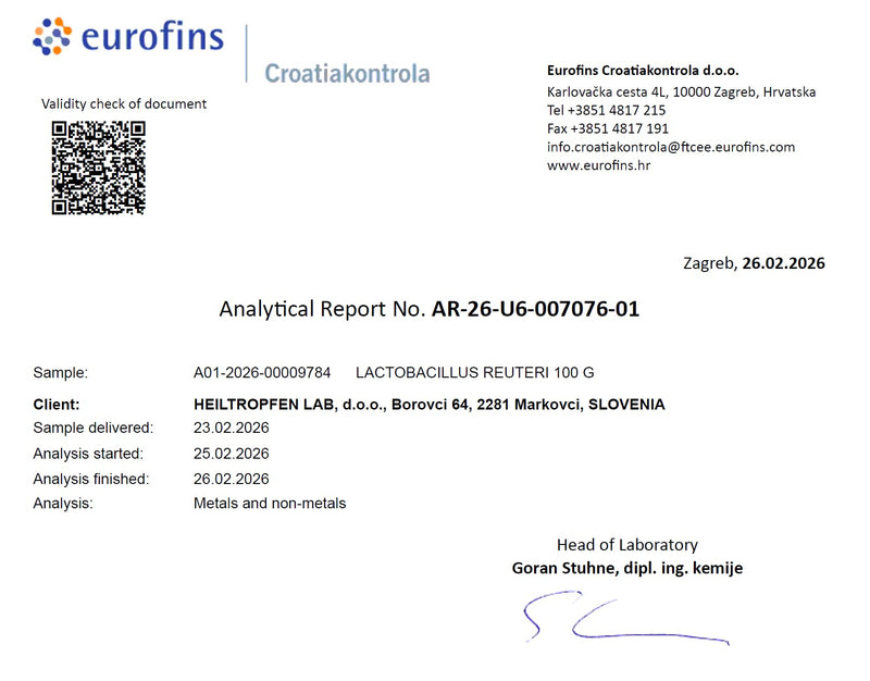 Lactobacillus reuteri Powder 100g | Live Bacterial Cultures Powder | 10 Billion CFU | 100 Daily Servings | Capsule-Free | Food Supplement