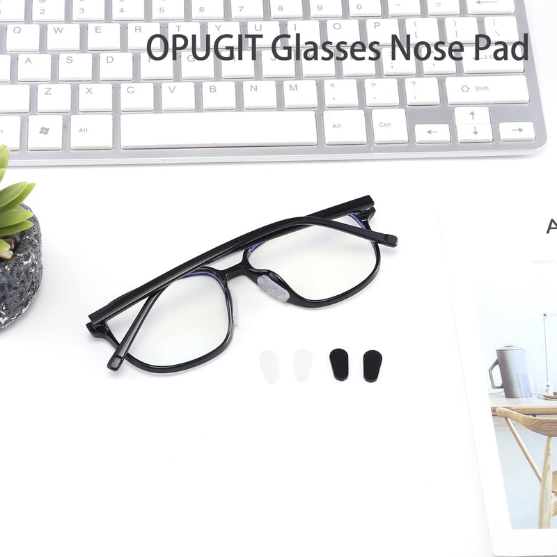 [Australia] - 10 pairs of silicone nose pads, non-slip adhesive pads for glasses and sunglasses, non-slip self-adhesive nose pads, clear, 1.0 mm, clear 1.0 mm 