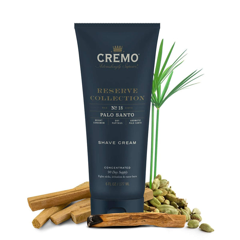 [Australia] - CREMO - Reserve Collection Palo Santo Shaving Foam For Men | Combats irritation | 177ml 