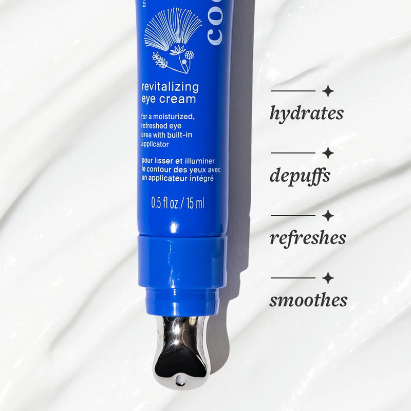 [Australia] - Revitalizing Eye Cream by Cocokind, Depuff & Reduce Fine Lines and Wrinkles, Cream for Firmer and Brighter Looking Eye Area, Hydrating with a Cool Metal Applicator Tip, 0.5 Fl Oz 