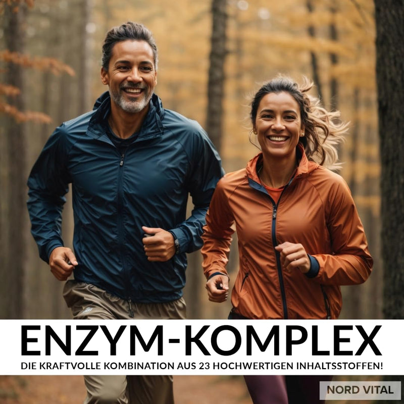 [Australia] - Enzyme complex with 23 active ingredients - 180 gastro-resistant capsules - enzymes and bitter substances - bromelain, papain, amylase, lipase, protease, lactase, betaine HCL, ginger, curcuma... - Vegan 