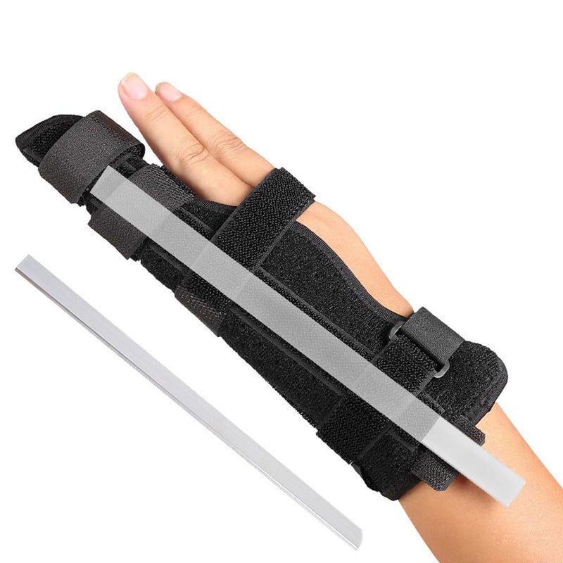 [Australia] - Finger Splint Brace - Adjustable Finger Brace for Ring and Pinky Finger + Trigger Finger Splint - Reversible Finger Immobilizer for Straightening Arthritis Sprains Pain Relief (Right or Left Hand) 