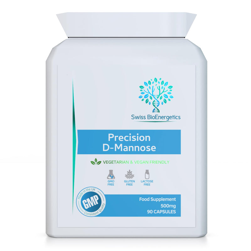 Precision D-Mannose 500mg 90 Capsules - 100% Pure Natural Form