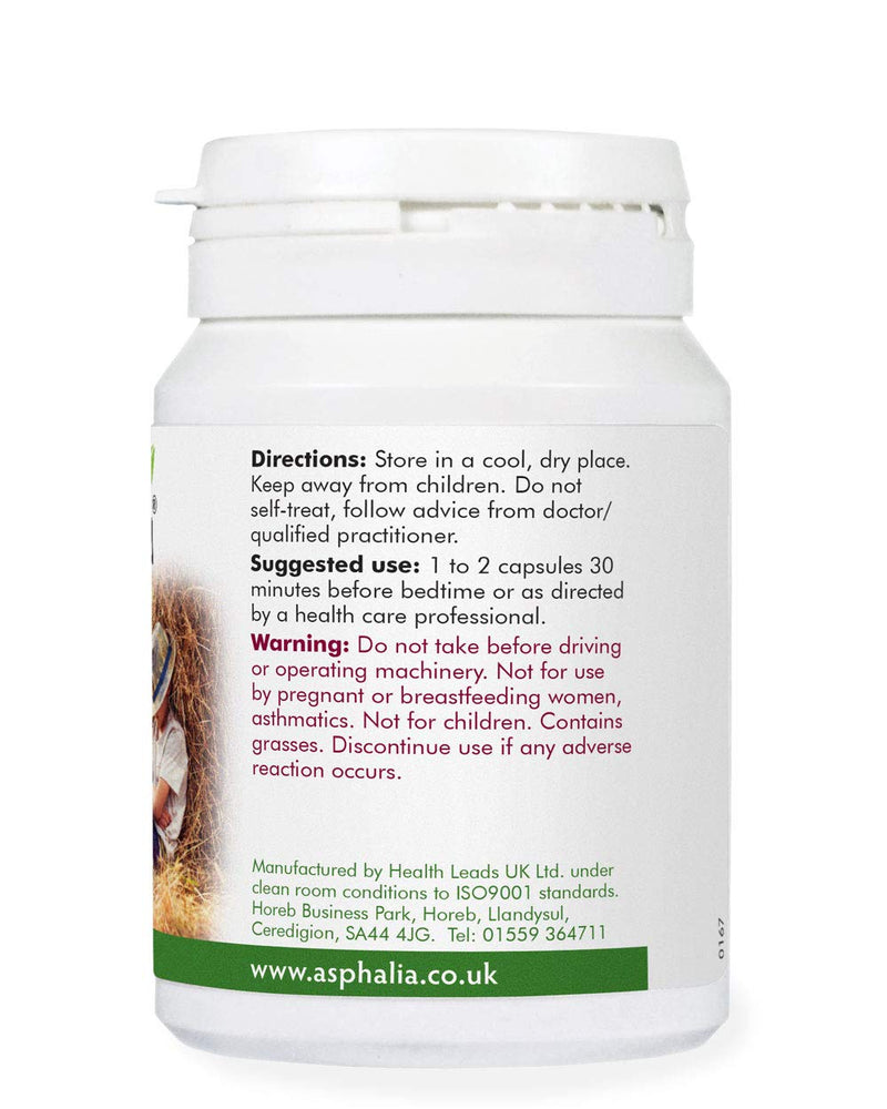 100% Natural Sleep Aid: Asphalia, Plant Based, Maintains Immune Competence, Powerful Answer to E-Smog & Anti-Aging, 2 Month Supply, Non-Habit Forming