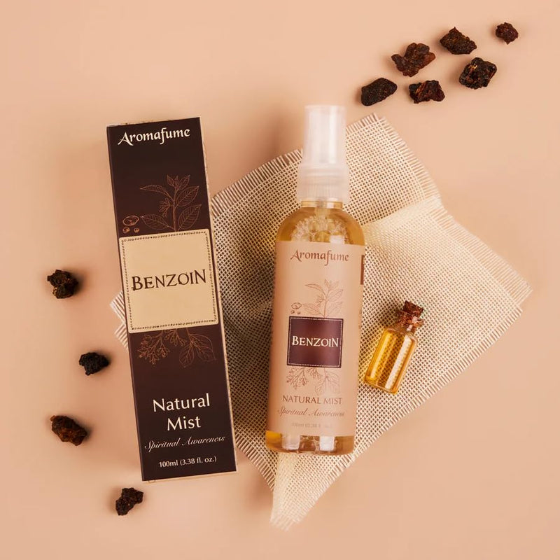 Aromafume Spiritual Awareness Resin Air Freshener Spray Gift Set, 5x50ml | Frankincense, Benzoin, Copal, Frankincense & Myrrh | Made with Pure Extracts | Non-Alcoholic, Non-Toxic & Vegan