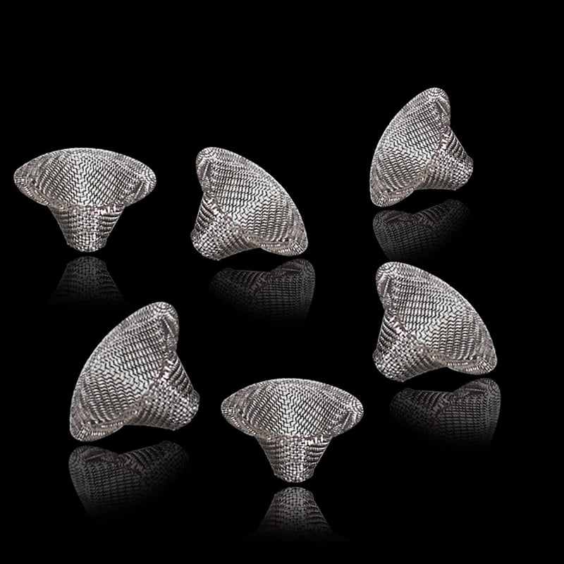 [Australia] - 50 Pieces Pipe Screens,Apply Size for 0.5 to 0.75in,100% Stainless Steel Mesh,with 3 in 1 Small Portable Cleaning Tool and Brush and Box 1/2 Inch Silver-3 