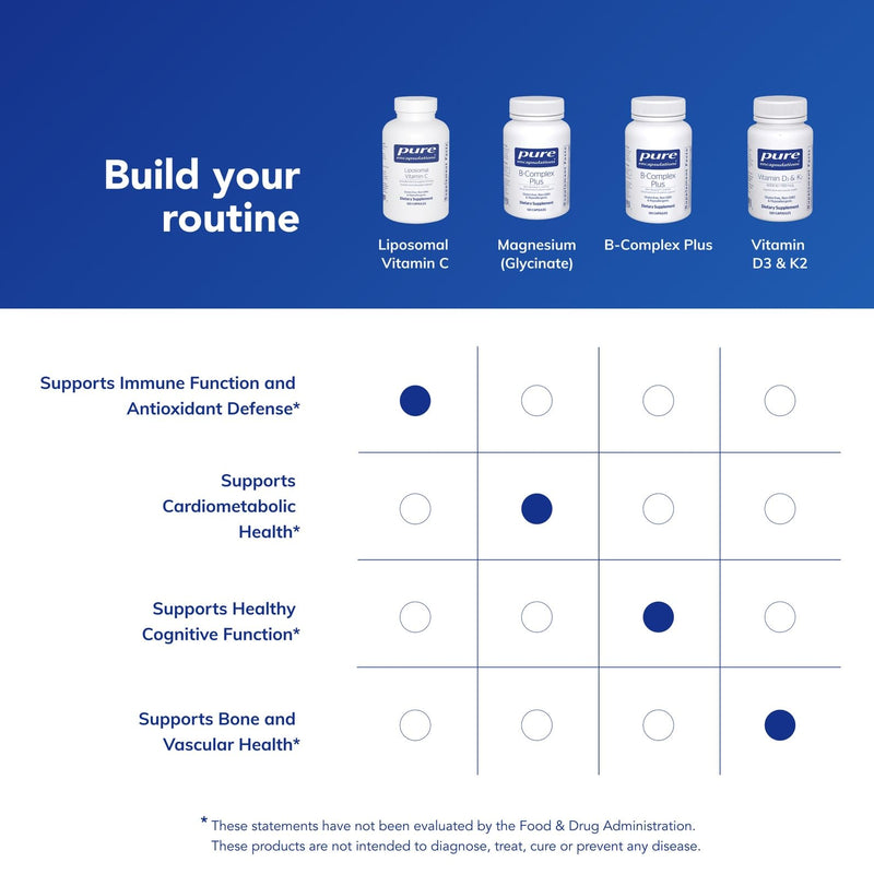 [Australia] - Pure Encapsulations Liposomal Vitamin C - Immune Support Supplement* - Antioxidant Nourishment - Daily Vitamin - Non-GMO & Gluten Free - 120 Capsules 