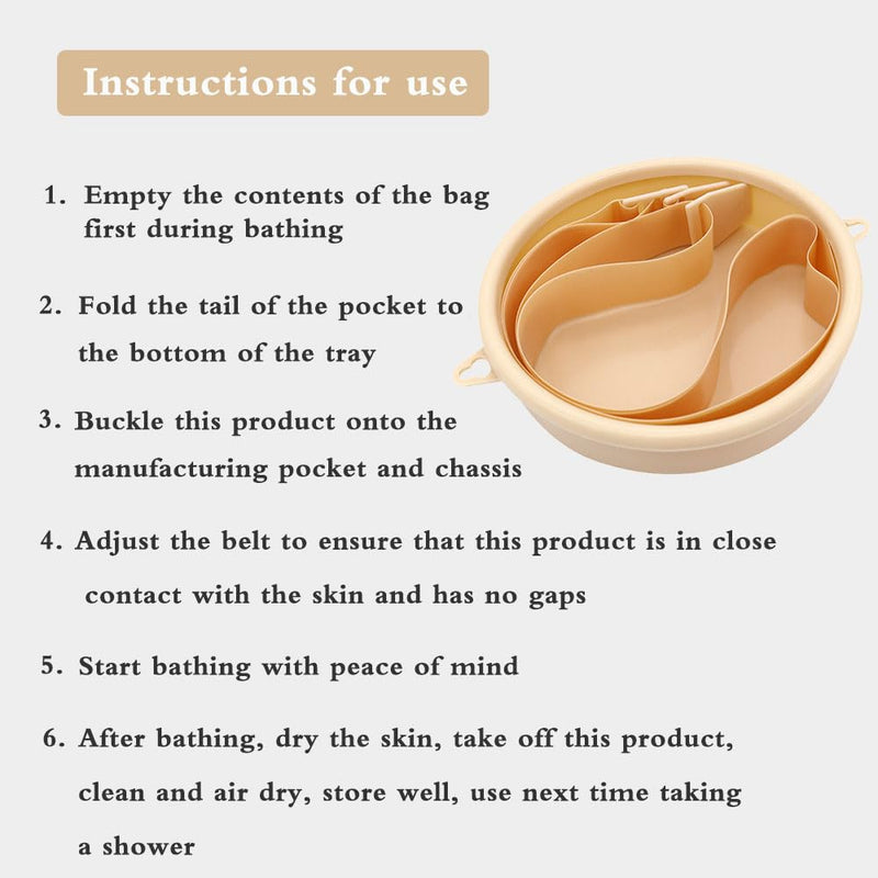 [Australia] - Ostomy Shower Cover Ostomy Supplies for Shower Protection of Colostomy (Skin) Skin 