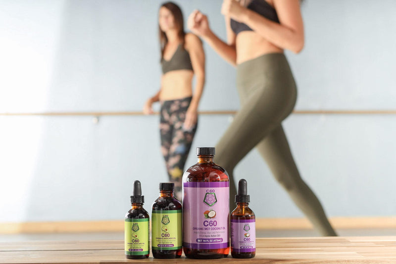 [Australia] - C60 Power - MCT 2-oz.- Organic MCT Coconut Oil, 2 Fl Oz, 99.99% Pure Carbon Fullerenes, Lift Oxidative Burden, Optimize Mitochondrial Function 2 Fl Oz (Pack of 1) 