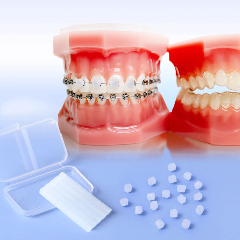 [Australia] - JMU Orthodontic Wax for Braces 10 Pack, Precut 500 Braces Wax Dots, Dental Wax Unscented 