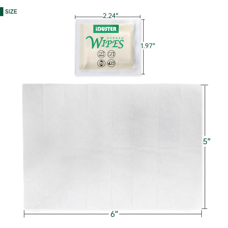 [Australia] - Cleaning Wipes for Electronic Devices - 100 Counts Premoistened Glass Cleaning Wipes, Portable Laptop Screen Cleaner, Individually Wrapped Wipes, Travel Size 100 Count (Pack of 1) 