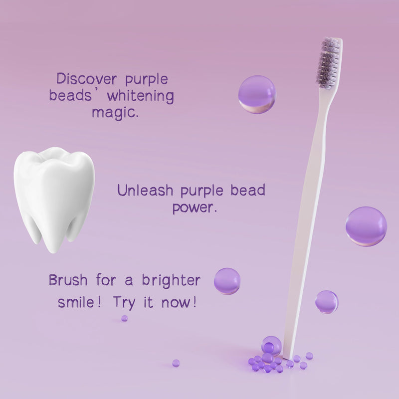 [Australia] - 2-Pack 7-Pro Whitening Toothpaste | Deep Whitening & 7 Probiotics for Oral Health | Purple Beads for Extra Freshness | Fluoride-Free 2 