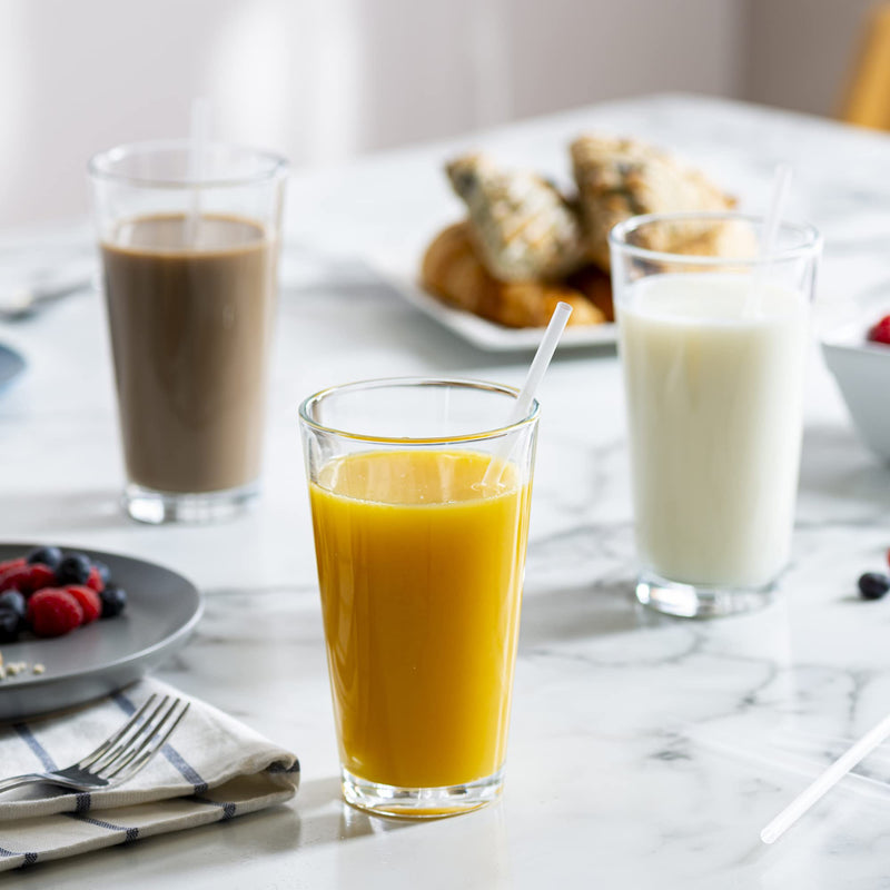 [Australia] - Comfy Package [250 Count] 7.75" High Clear Straws, Disposable Plastic Drinking Straws - Clear 250 Count 