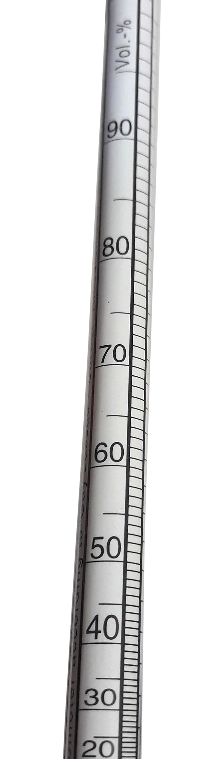 [Australia] - Dr. Richter alcohol meter 0-100 Vol% with thermometer and compensation scale, protective cover can be used as an immersion cylinder 