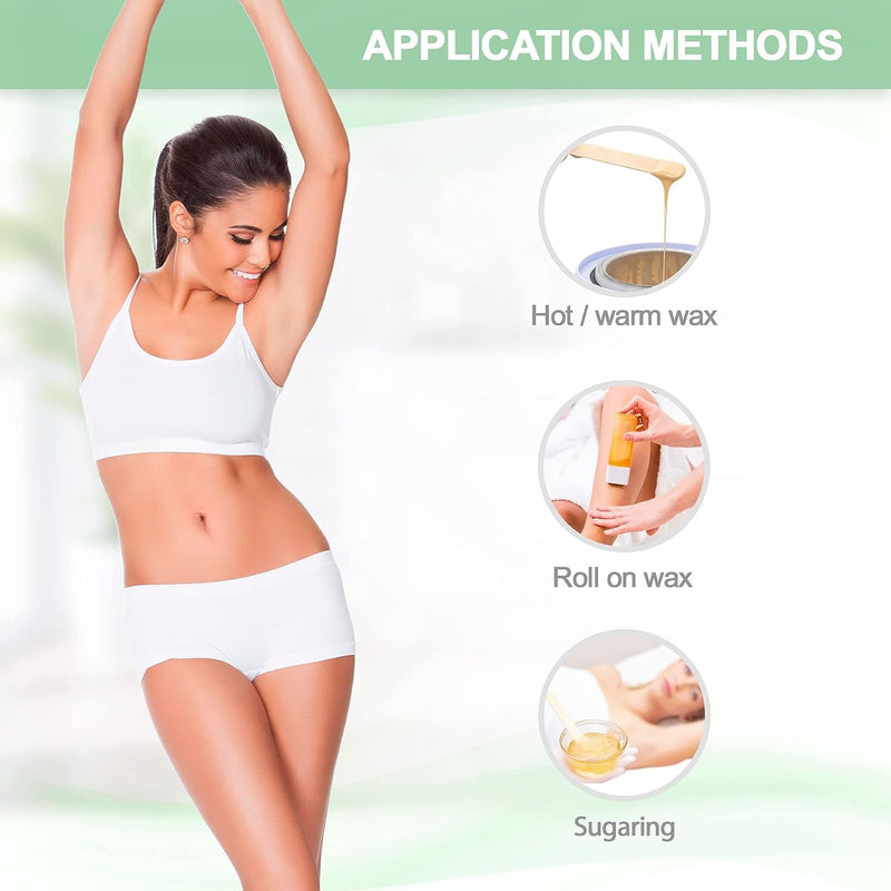 [Australia] - 150 Wax Strips - Non Woven Fleece Stripes For Warm Wax And Sugar Paste - Skin-friendly And Tear-resistant Hair Removal For Any Type Of Depilation On The Leg, Chest, Back, Intimate Area And Face 150 Wax Strips 