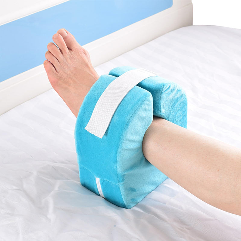 MioCloth Foot Elevation Pillow, Ankle Wrist Foam Wedge Cushion, Foot Hand Support Pillow for Bed Pressure Sores Ulcer (1 PCS) Green