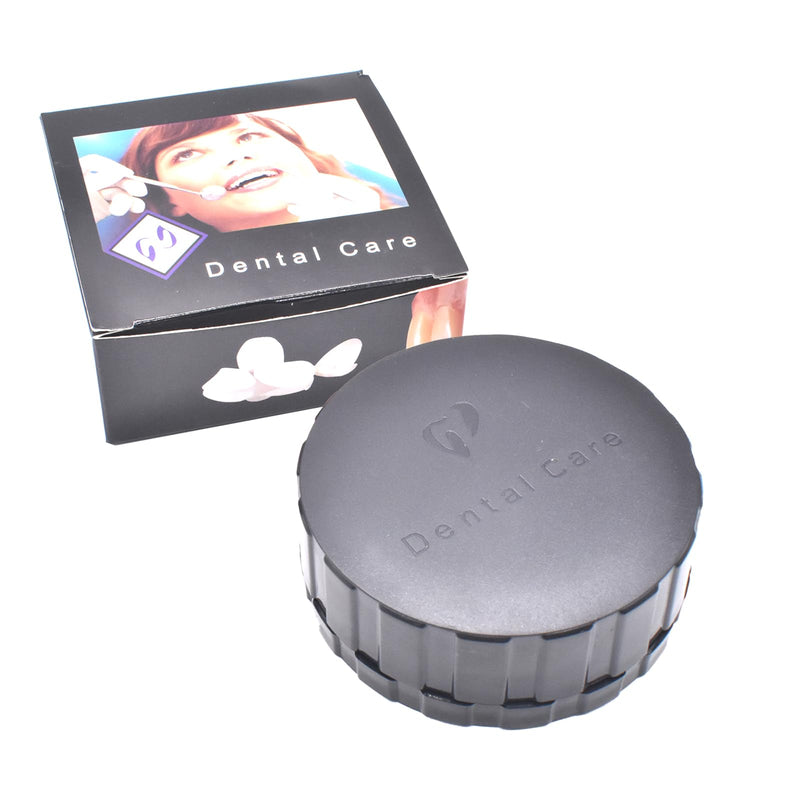 Angzhili 1 Pack Dental Veneer Processing Box, Ceramic Veneer Storage Box, All Ceramic Veneer Pretreatment Box (Round) Round