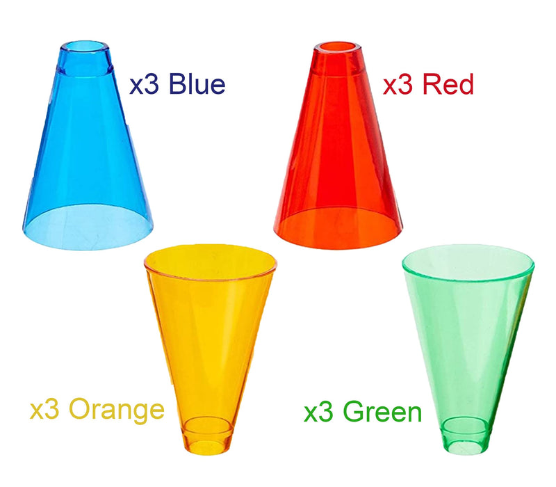 [Australia] - Stacking Hand Replacement Cones, Set of 12, Multicolor 