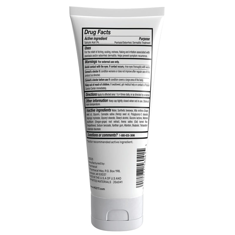 [Australia] - MG217 Medicated Moisturizing Psoriasis Cream with 3% Salicylic Acid, Multi-Symptom, Fragrance Free, 3.5 Fl Oz Pack of 1 