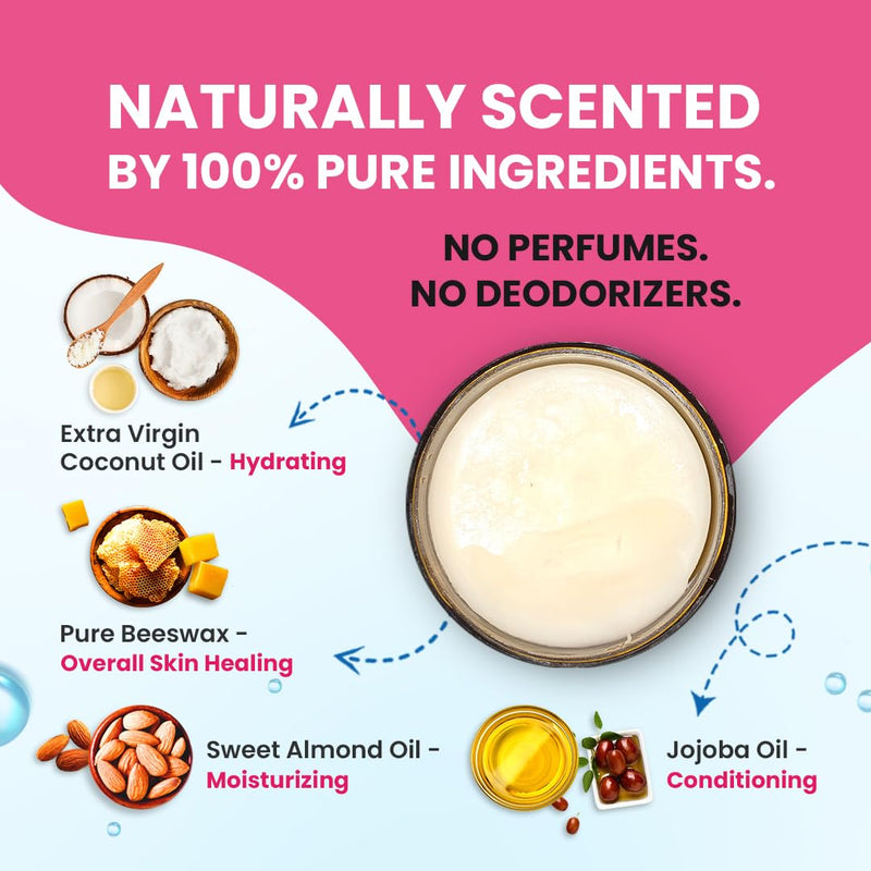 [Australia] - Vulva Balm for Women ‚Äì Fragrance-Free, Vulva Moisture Cream with Coconut Oil & Beeswax Hormone-Free Feminine Moisturizer, Helps Relieve Dryness & Irritation from Menopause ‚Äì 3.5 oz Natural 3.5 Ounce (Pack of 1) 