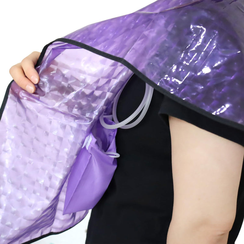 [Australia] - Waterproof Post Surgery Shower Cape Water-Resistant Post Surgery Garment for Mastectomy Chest Surgery Shoulder Surgery Shower Protection 
