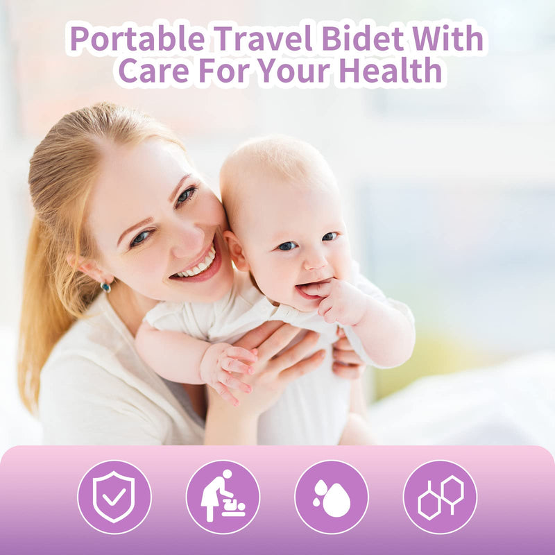 [Australia] - Peri Bottle for Postpartum Care for Perineal Recovery and Cleansing After Birth 12.7 OZ Color: Purple 
