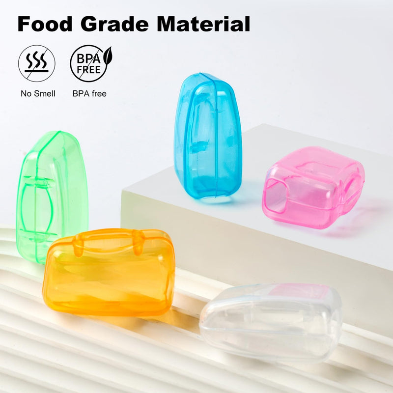 [Australia] - 20pack Travel Toothbrush Head CoversÔºåPortable ToothbrushProtector Cap Brush Pod CaseÔºå Fits Most Manual and Electric Toothbrushes 