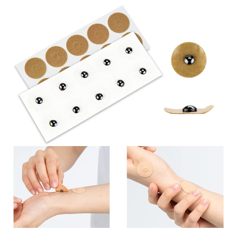 [Australia] - Magnetic Acupressure Patches, Spot Magnet Kit Contains 3000 Gauss 40 Magnets + 600 Gauss 40 Magnets 