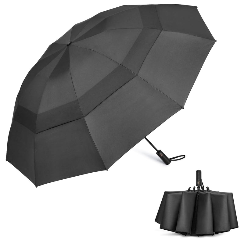 G4Free 62 Inch + 54 Inch Large Reverse Windproof Umbrella,Double Canopy with Automatic Open Close