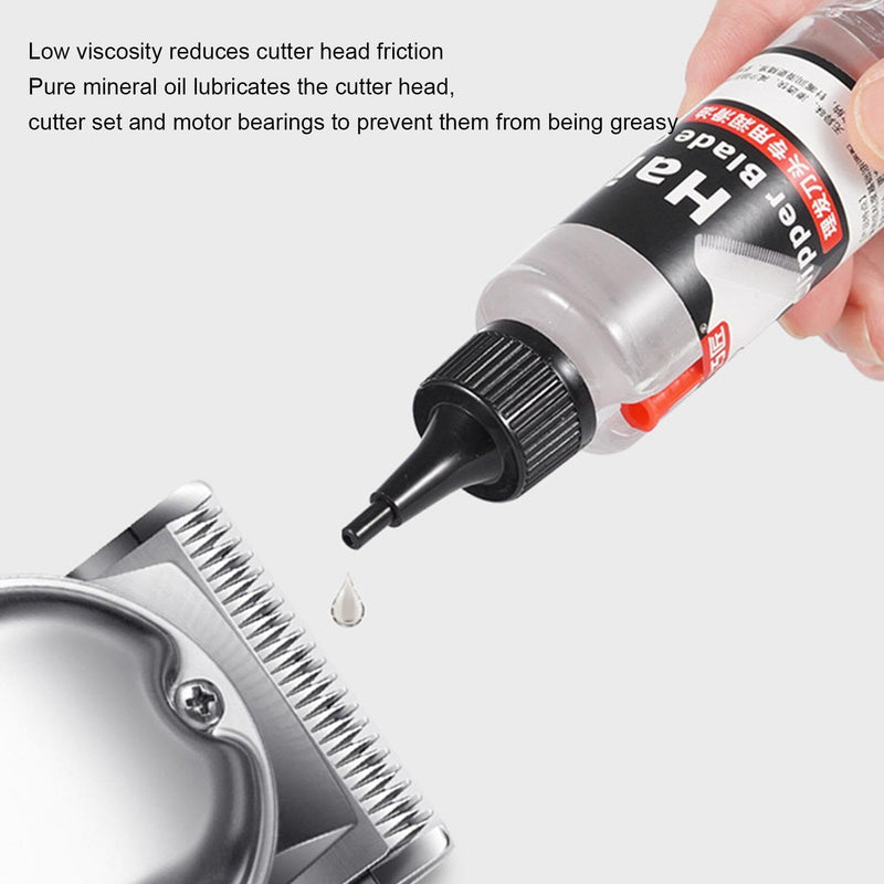 [Australia] - Hair Clipper Oil, 60ml Oil for Hair Clippers and Trimmers, Clipper Oil, Shaver Head Oil, Anti-Rust Hair Cutting Oil Lubricant, Odorless Friction Reducing Trimmer Oil 