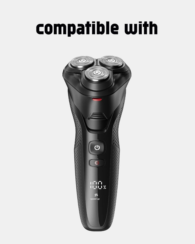 Electric Razor for Men Blades Compatible with rategist Replacement Blades rategist Electric Shaver Blades for rategist Rechargeable Electric Shaver WD787, 2 Cleaning Brush, 6 Pack 6 Packs