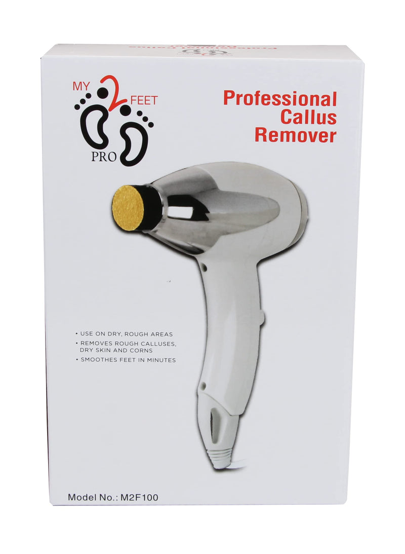 [Australia] - My2Feet Professional Electric Callus Remover+Replacement Disks, White 