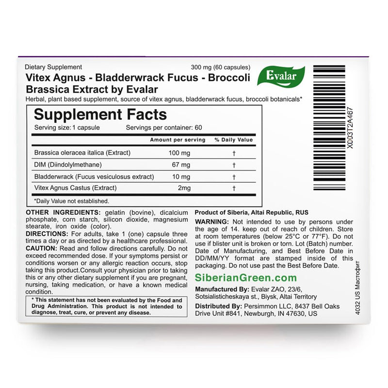 Vitex Chaste Tree Bladderwrack Fucus Extract Mastofit Herb 100 Tab