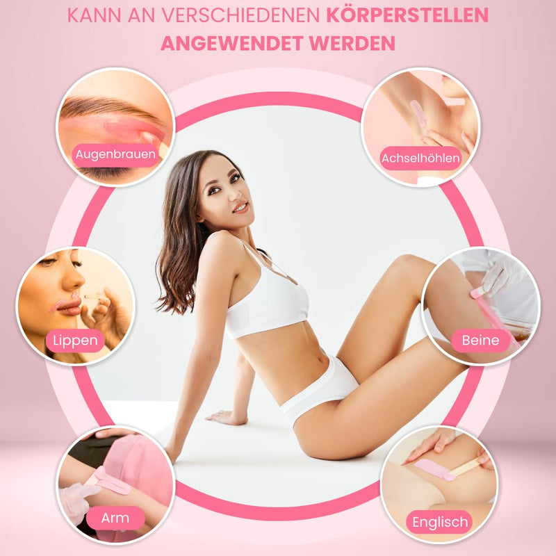 [Australia] - Depilatory wax in beads 800g. SELAS. To choose from: rosehip, ivory or natural. Growing without bands. (ROSE HIP). Wax beads, Brazilian wax, hard wax, professional. rose 