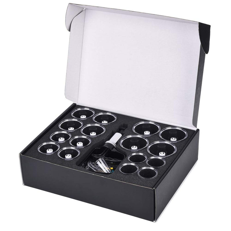 [Australia] - Cupping Set Professional Chinese Acupoint Cupping Therapy Sets Portable, Suction Hijama Cupping Set with Vacuum Magnetic Pump Cellulite Cupping Massage Kit 22-Cup 