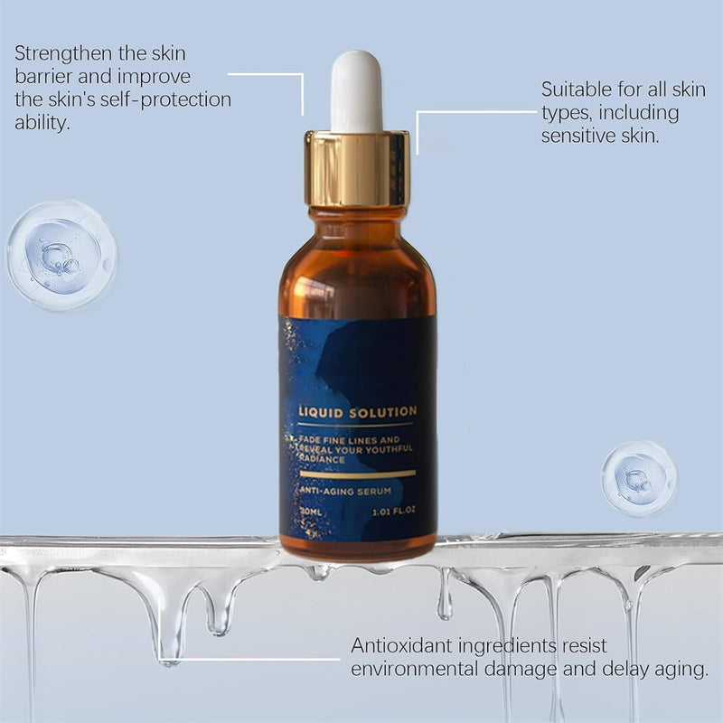 Olavita Serum, Olavita Liquid Solution Anti Aging Serum,Vitamin C & E Serum, Boost Skin Collagen, Reduce Wrinkles & Plump Skin(3pcs) clear 3PC