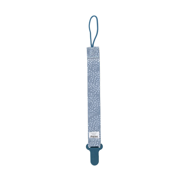 [Australia] - Nuby Pacifinder Pacifier Clip, 2 Pack Pacifier Holder for Boy, Blue Dots and Green Dino 
