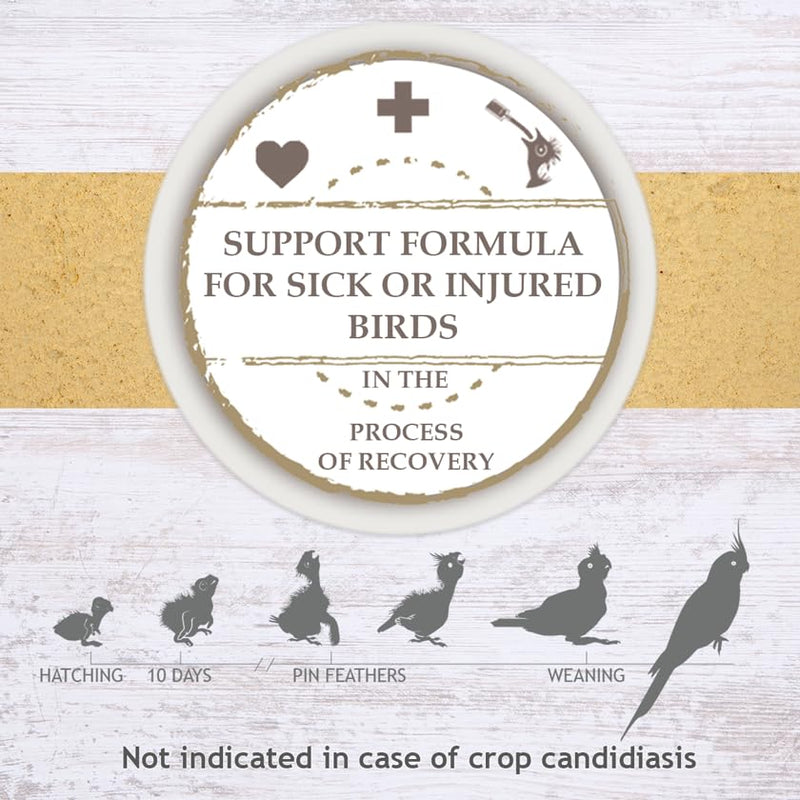 Psittacus General Recovery 100 g | Hand Feeding Formula for Sick and Injured Baby and Adult Birds, Parrots, Pigeons | Premium Food for Birds, 100% no-GMO - PawsPlanet Australia