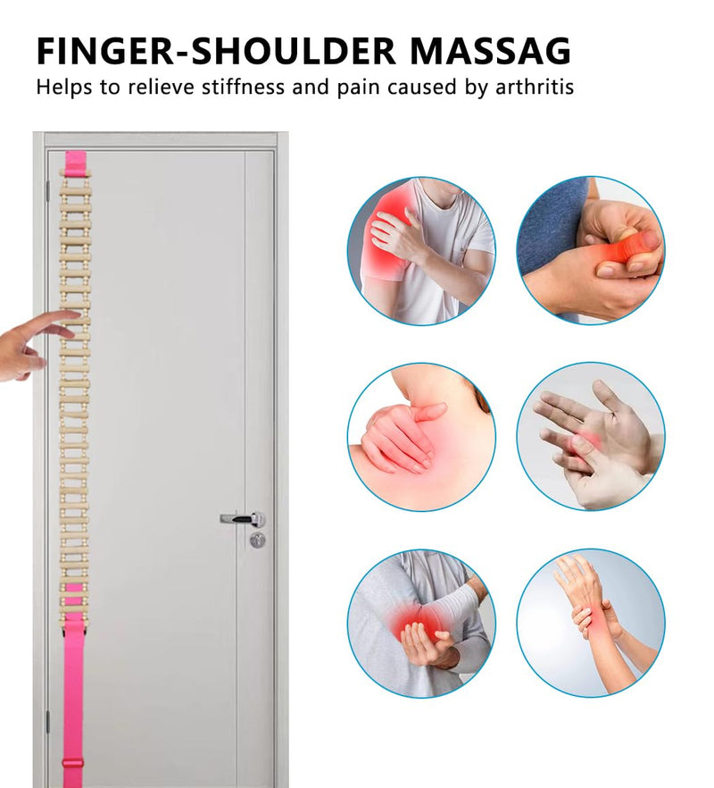 Shoulder Pain Relief Wooden Finger Ladder，Hand Therapy Ladder for Rehabilitation，Shoulders/Fingers/ Joints Physical Therapy Ladder, Physical Therapy Equipment for Chronic Muscle Pain