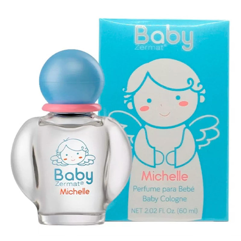 [Australia] - Zermat, Baby Cologne, Michelle Perfume for Baby Unisex, Floral - Floral Scent, Perfume Michelle para Bebe by Baby, 2 Fl. Oz. 2 Fl Oz (Pack of 1) 